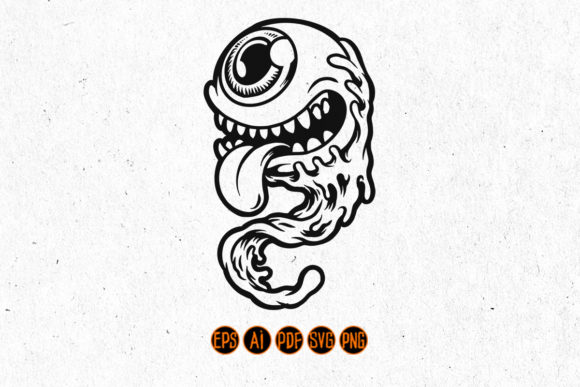 Download Halloween Character One Eye Monster Logo - Halloween character Collection